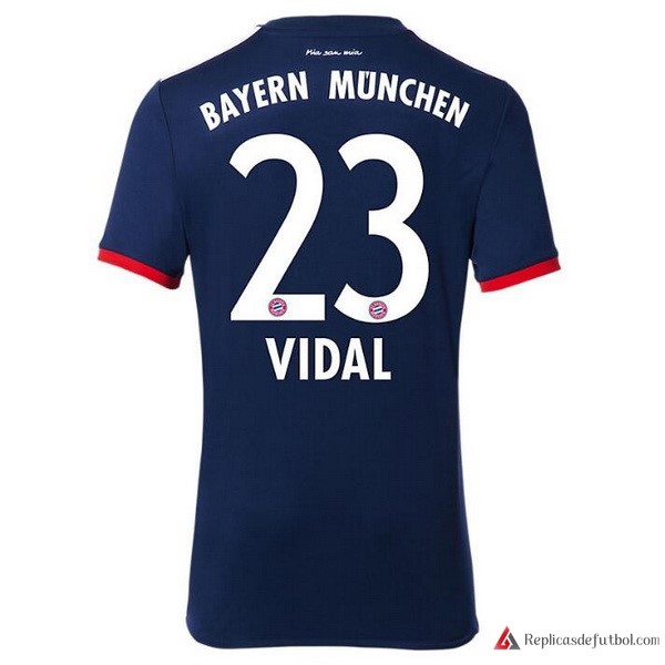Camiseta Bayern Munich Segunda equipación Vidal 2017-2018